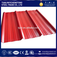 Best Construction Material Color Coated Zinc Corrugated Steel Roofing Sheets